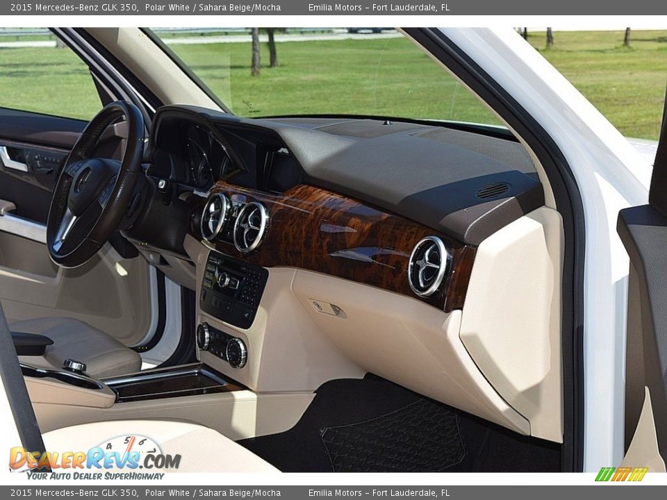 2015 Mercedes-Benz GLK 350 Polar White / Sahara Beige/Mocha Photo #32