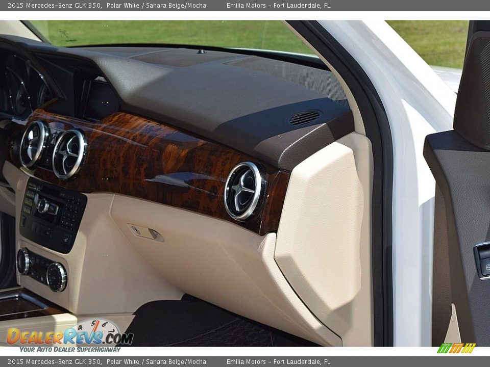 2015 Mercedes-Benz GLK 350 Polar White / Sahara Beige/Mocha Photo #33