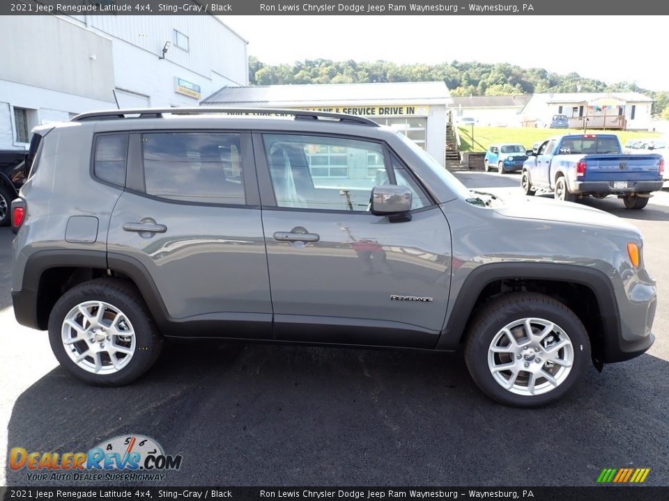 2021 Jeep Renegade Latitude 4x4 Sting-Gray / Black Photo #7