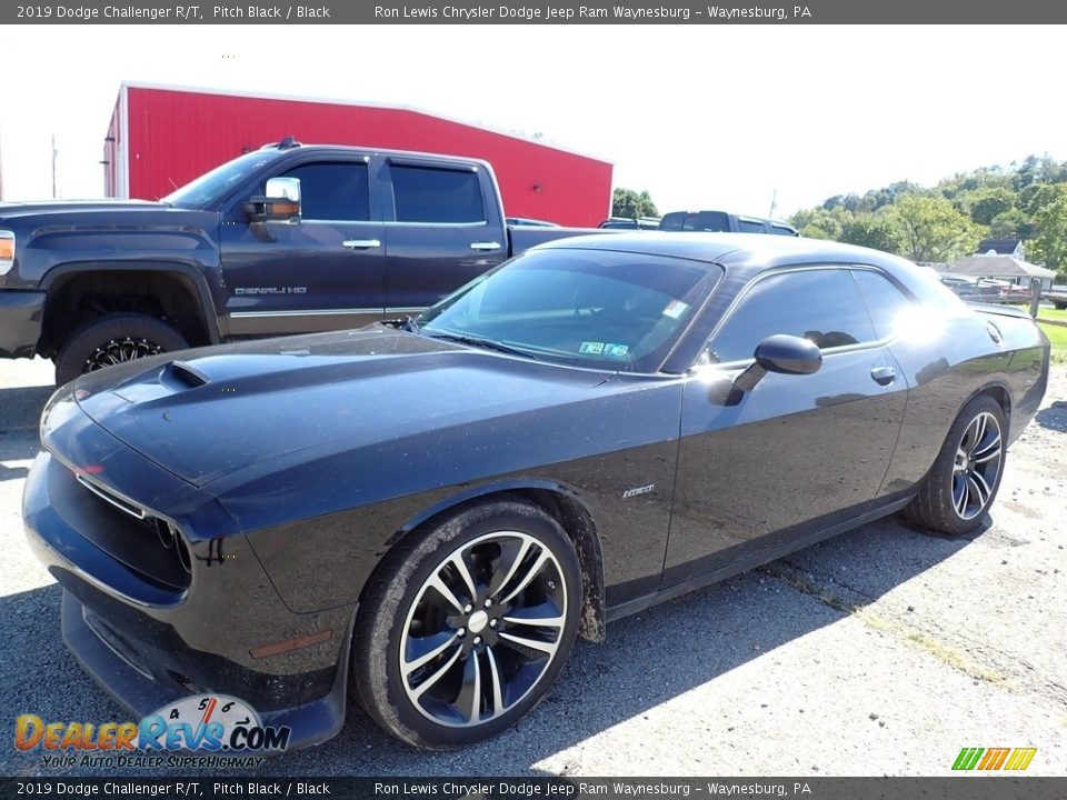 2019 Dodge Challenger R/T Pitch Black / Black Photo #1