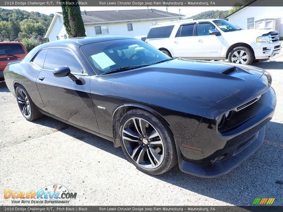 2019 Dodge Challenger R/T Pitch Black / Black Photo #4