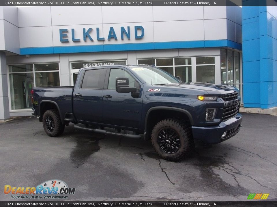 2021 Chevrolet Silverado 2500HD LTZ Crew Cab 4x4 Northsky Blue Metallic / Jet Black Photo #1