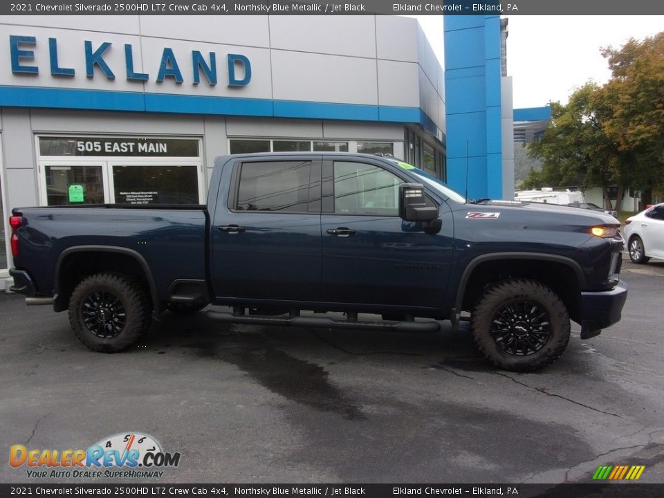 2021 Chevrolet Silverado 2500HD LTZ Crew Cab 4x4 Northsky Blue Metallic / Jet Black Photo #2