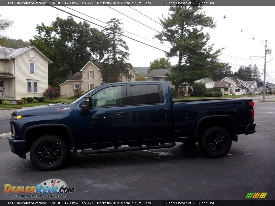 2021 Chevrolet Silverado 2500HD LTZ Crew Cab 4x4 Northsky Blue Metallic / Jet Black Photo #6