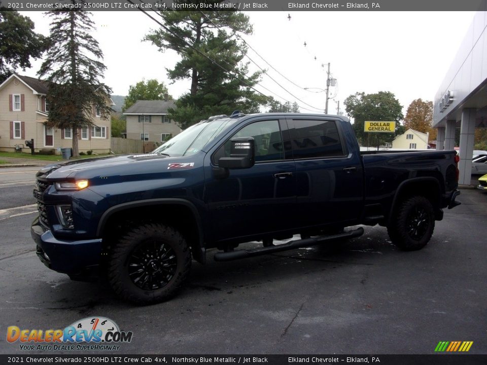 2021 Chevrolet Silverado 2500HD LTZ Crew Cab 4x4 Northsky Blue Metallic / Jet Black Photo #7