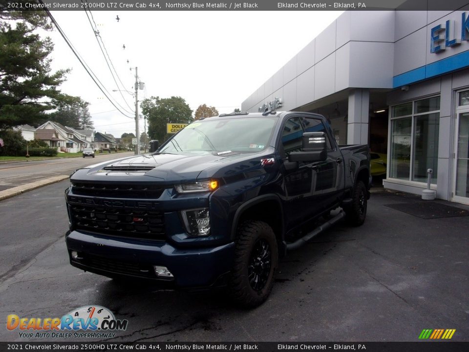 2021 Chevrolet Silverado 2500HD LTZ Crew Cab 4x4 Northsky Blue Metallic / Jet Black Photo #8