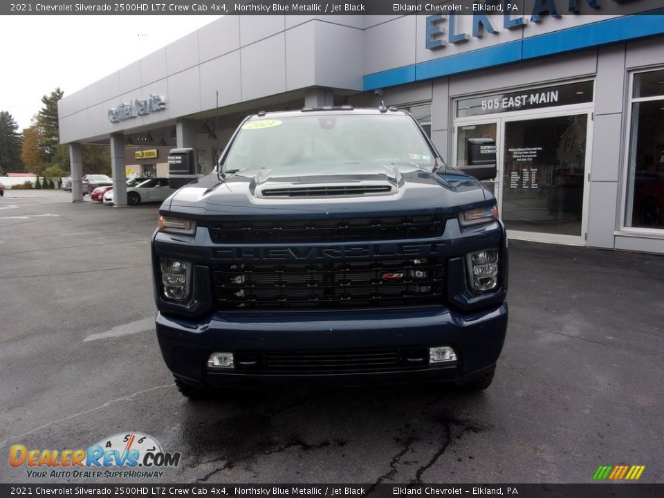 2021 Chevrolet Silverado 2500HD LTZ Crew Cab 4x4 Northsky Blue Metallic / Jet Black Photo #9