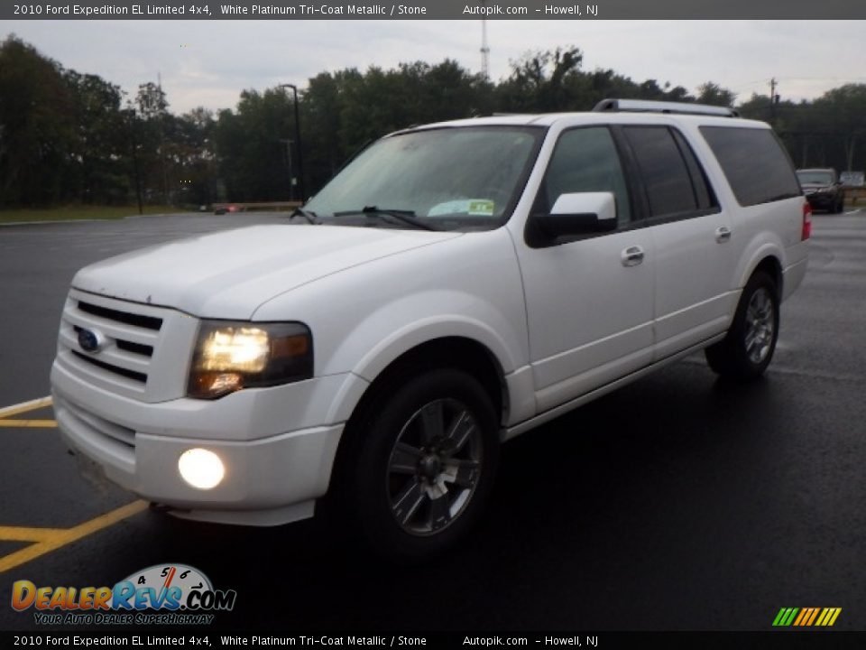 2010 Ford Expedition EL Limited 4x4 White Platinum Tri-Coat Metallic / Stone Photo #1