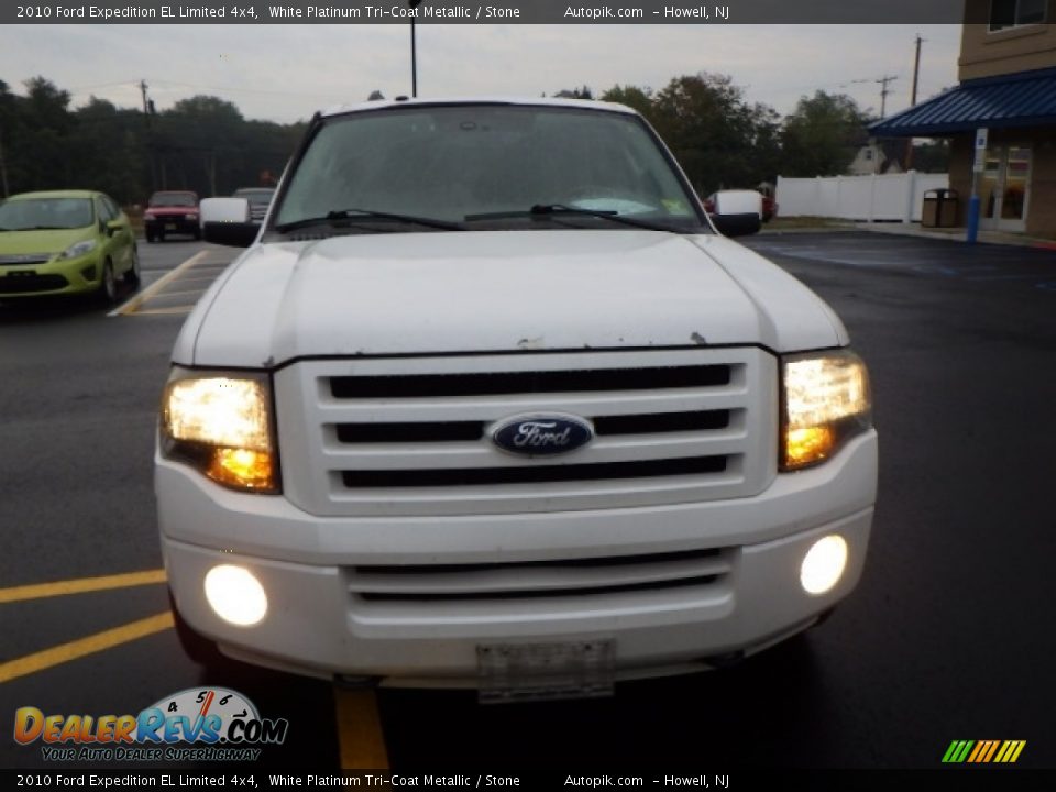 2010 Ford Expedition EL Limited 4x4 White Platinum Tri-Coat Metallic / Stone Photo #3