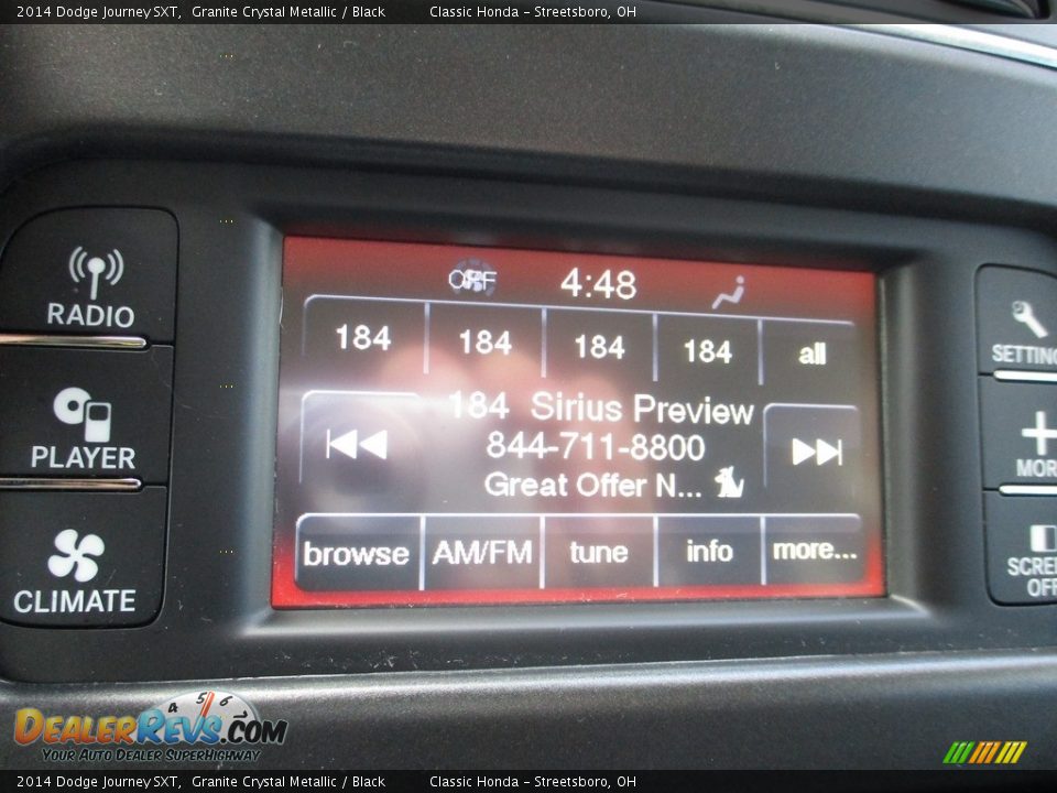 2014 Dodge Journey SXT Granite Crystal Metallic / Black Photo #32