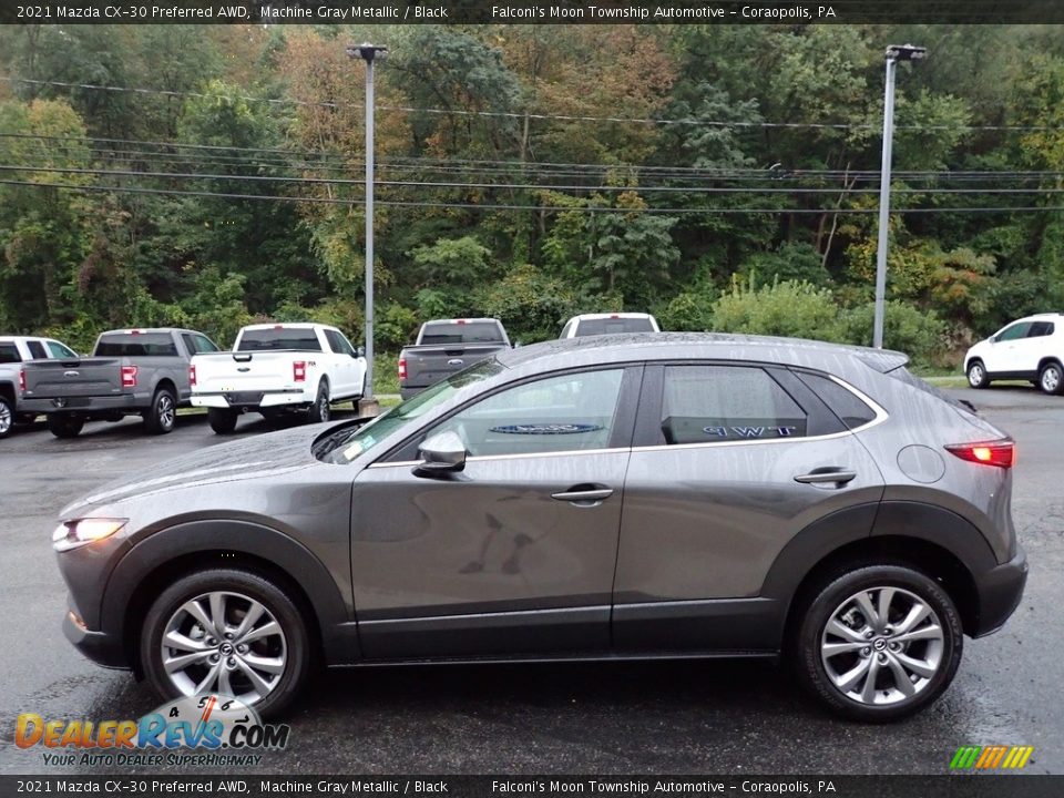 2021 Mazda CX-30 Preferred AWD Machine Gray Metallic / Black Photo #6