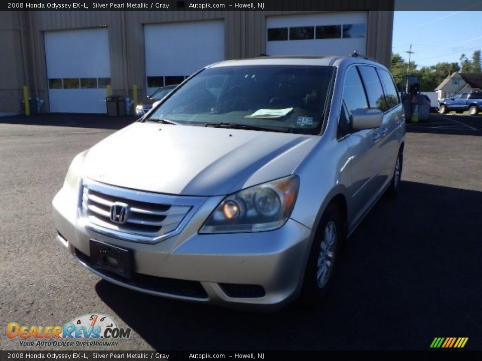 2008 Honda Odyssey EX-L Silver Pearl Metallic / Gray Photo #1