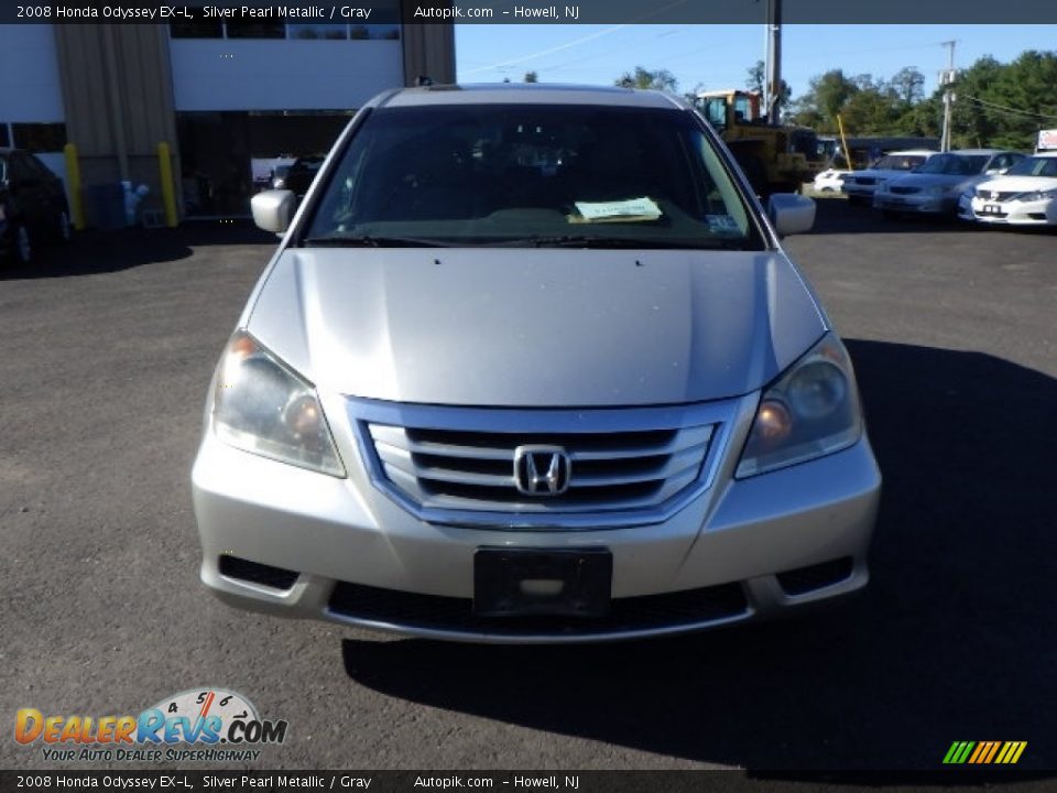 2008 Honda Odyssey EX-L Silver Pearl Metallic / Gray Photo #2