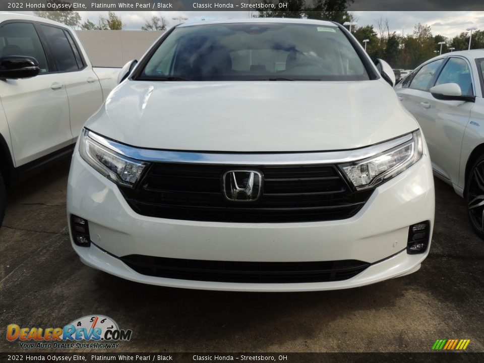 2022 Honda Odyssey Elite Platinum White Pearl / Black Photo #2