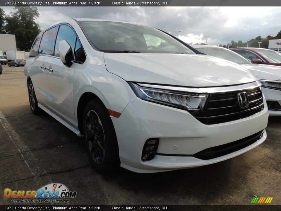 2022 Honda Odyssey Elite Platinum White Pearl / Black Photo #3