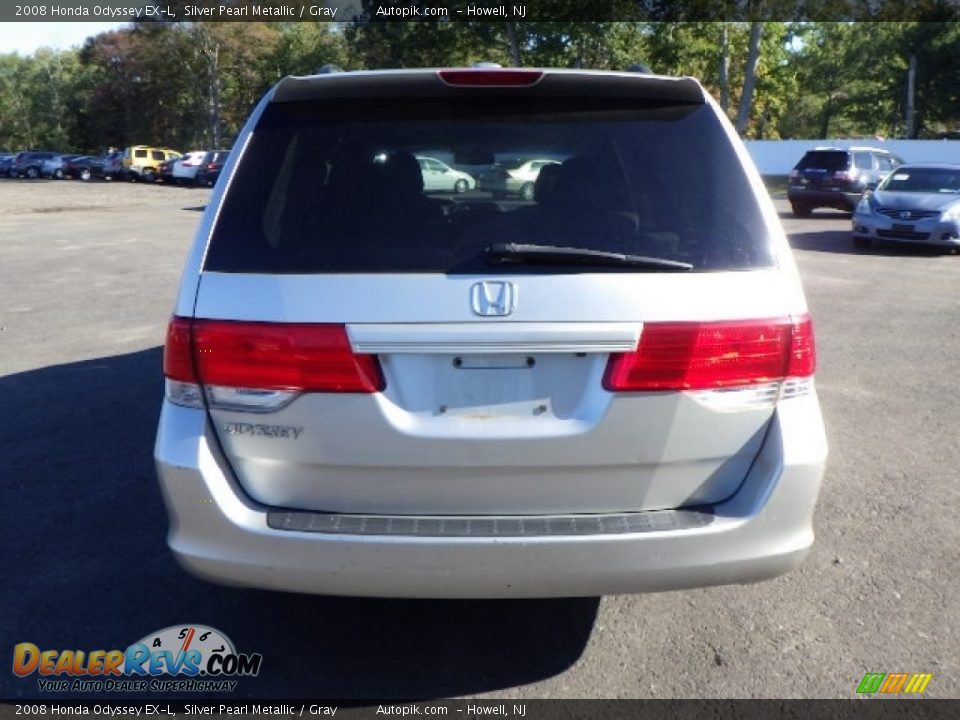 2008 Honda Odyssey EX-L Silver Pearl Metallic / Gray Photo #5