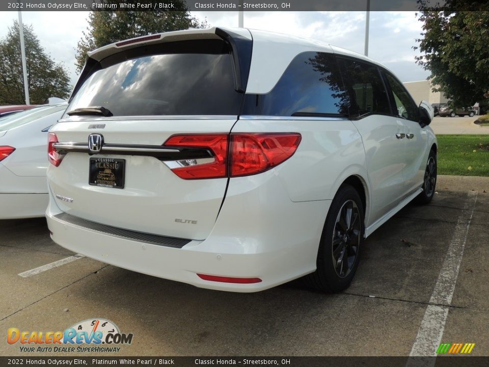 2022 Honda Odyssey Elite Platinum White Pearl / Black Photo #4