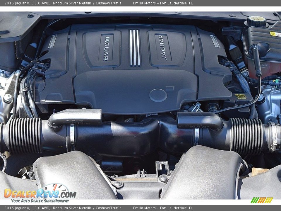 2016 Jaguar XJ L 3.0 AWD 3.0 Liter GDI Supercharged DOHC 24-Valve V6 Engine Photo #54