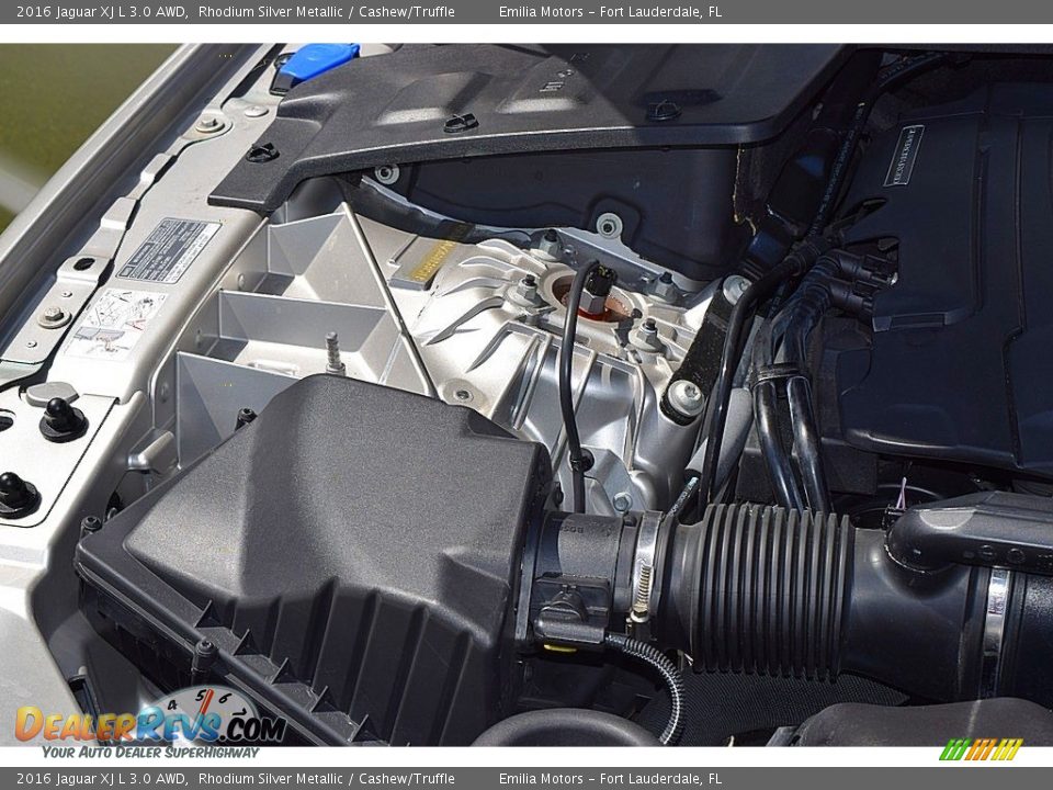 2016 Jaguar XJ L 3.0 AWD 3.0 Liter GDI Supercharged DOHC 24-Valve V6 Engine Photo #55