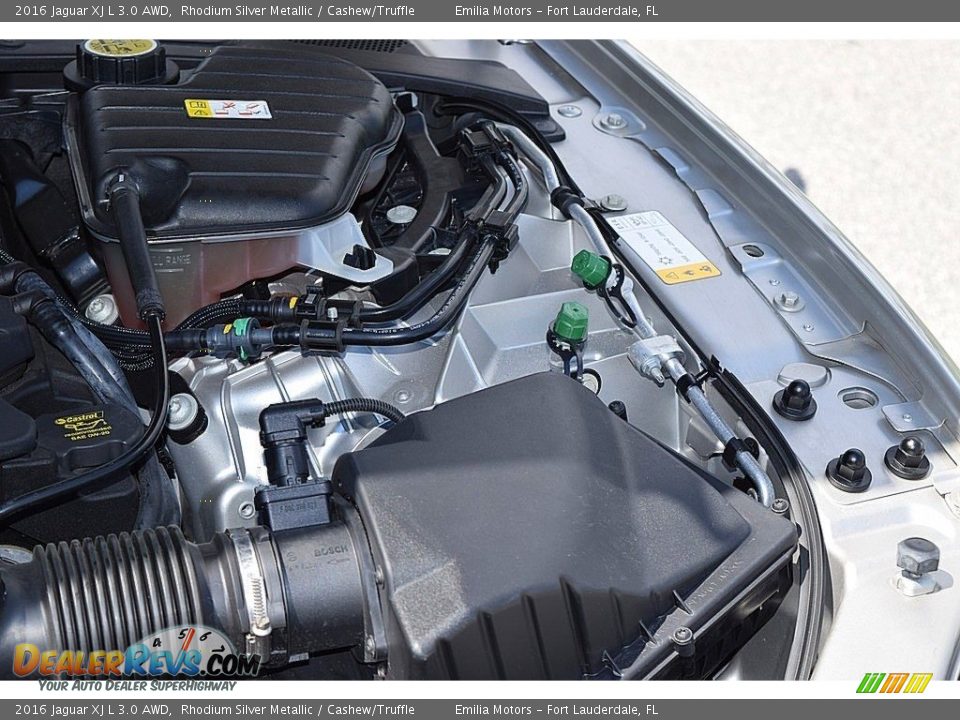 2016 Jaguar XJ L 3.0 AWD 3.0 Liter GDI Supercharged DOHC 24-Valve V6 Engine Photo #56