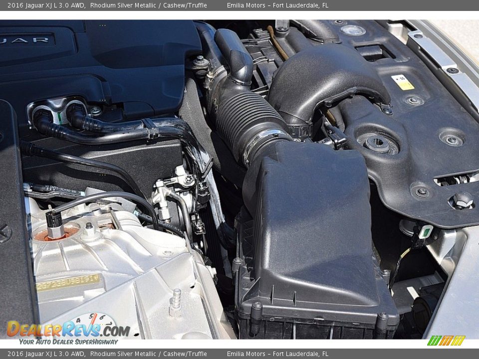 2016 Jaguar XJ L 3.0 AWD 3.0 Liter GDI Supercharged DOHC 24-Valve V6 Engine Photo #58