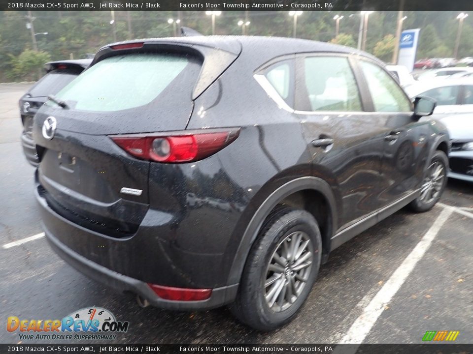 2018 Mazda CX-5 Sport AWD Jet Black Mica / Black Photo #4