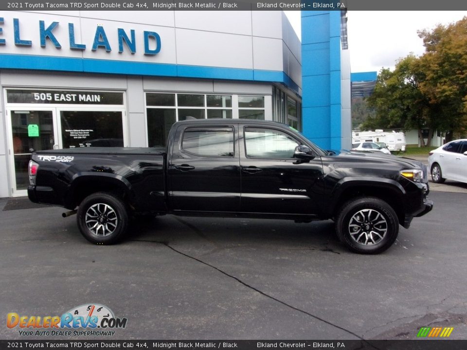 2021 Toyota Tacoma TRD Sport Double Cab 4x4 Midnight Black Metallic / Black Photo #2