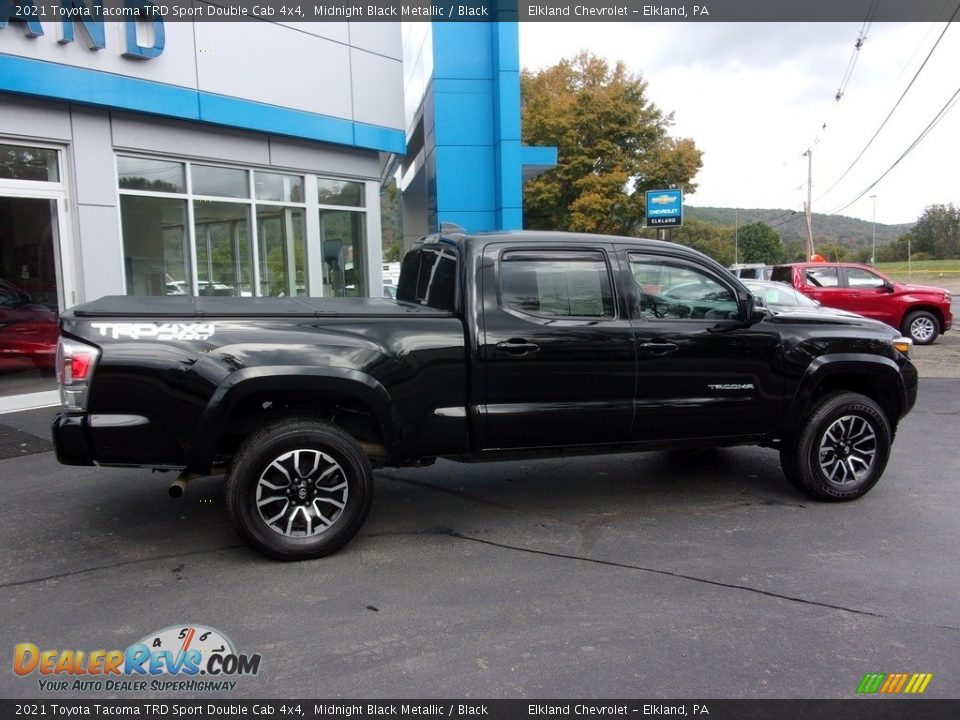 2021 Toyota Tacoma TRD Sport Double Cab 4x4 Midnight Black Metallic / Black Photo #3