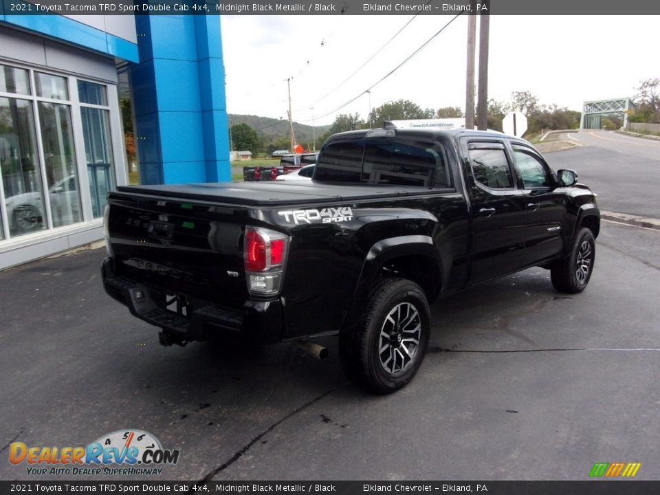 2021 Toyota Tacoma TRD Sport Double Cab 4x4 Midnight Black Metallic / Black Photo #4