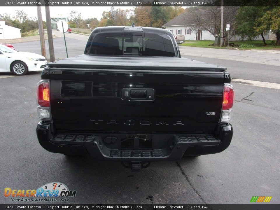 2021 Toyota Tacoma TRD Sport Double Cab 4x4 Midnight Black Metallic / Black Photo #5