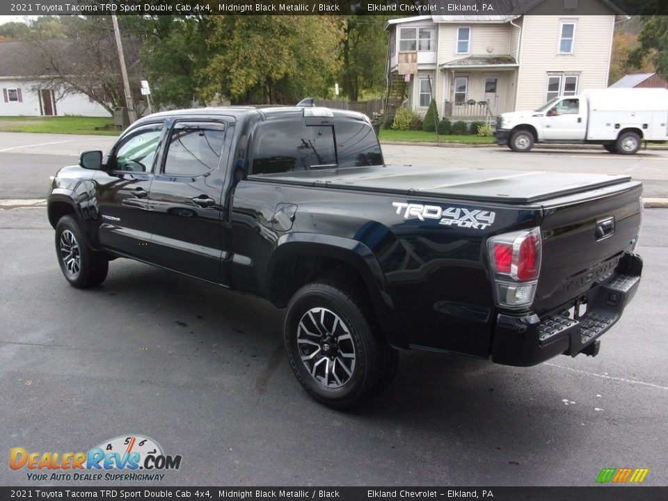 2021 Toyota Tacoma TRD Sport Double Cab 4x4 Midnight Black Metallic / Black Photo #6