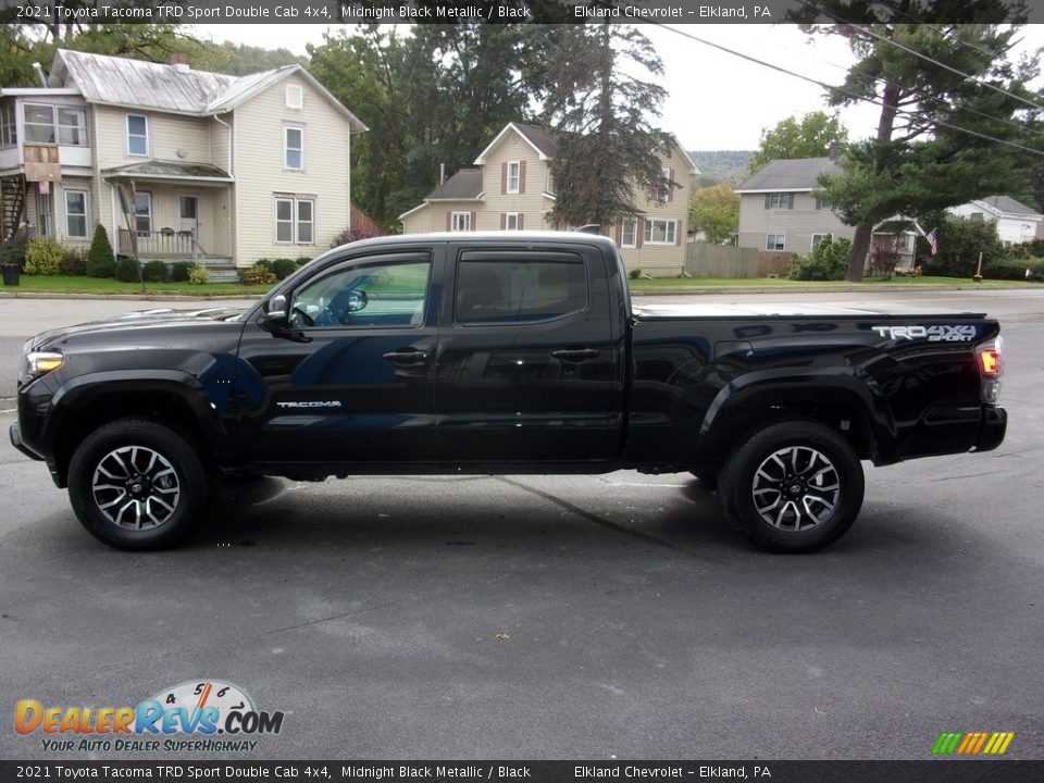 2021 Toyota Tacoma TRD Sport Double Cab 4x4 Midnight Black Metallic / Black Photo #7