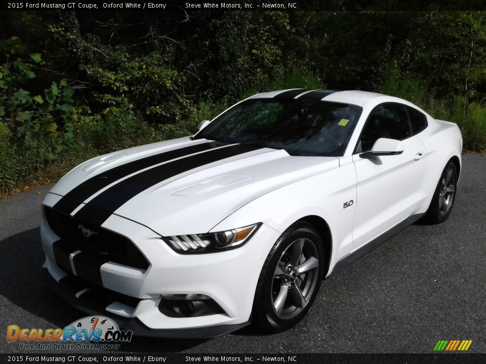 2015 Ford Mustang GT Coupe Oxford White / Ebony Photo #2