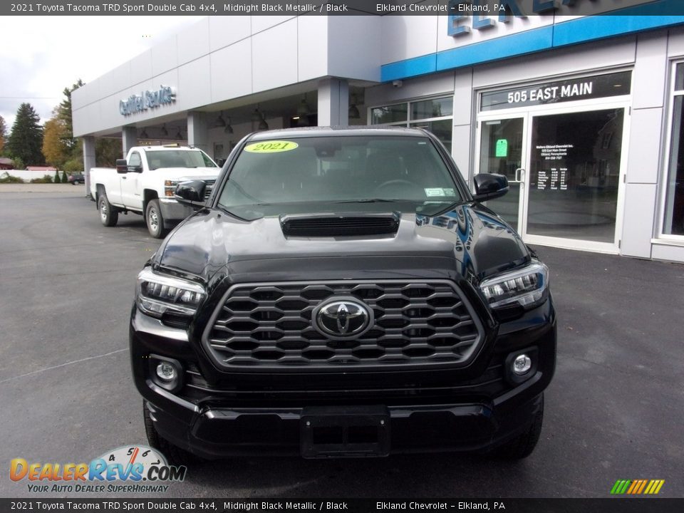 2021 Toyota Tacoma TRD Sport Double Cab 4x4 Midnight Black Metallic / Black Photo #10