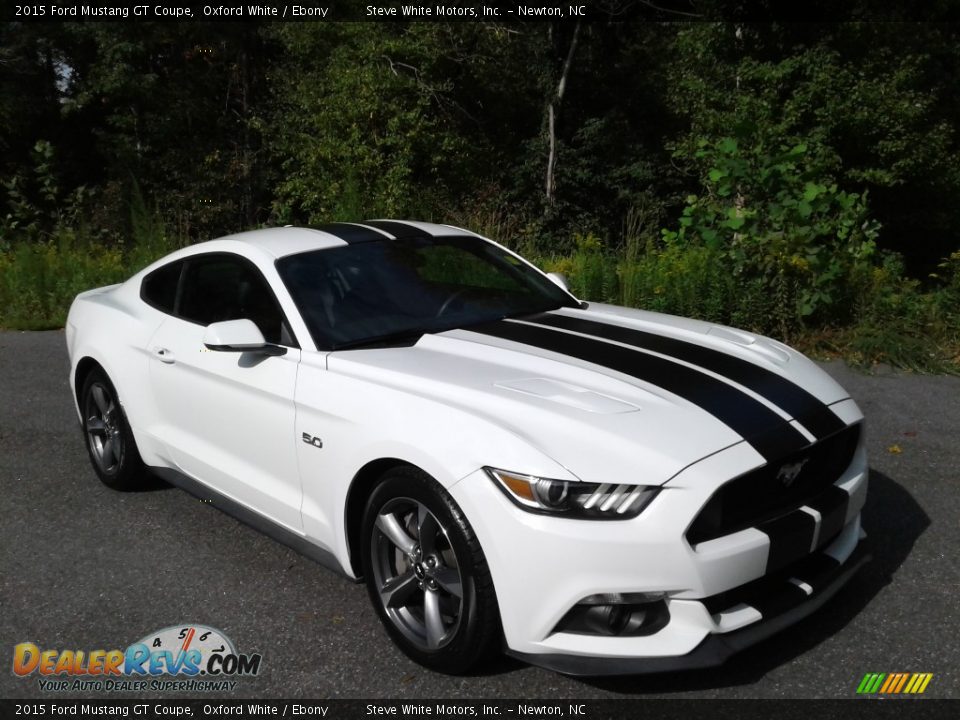 2015 Ford Mustang GT Coupe Oxford White / Ebony Photo #4