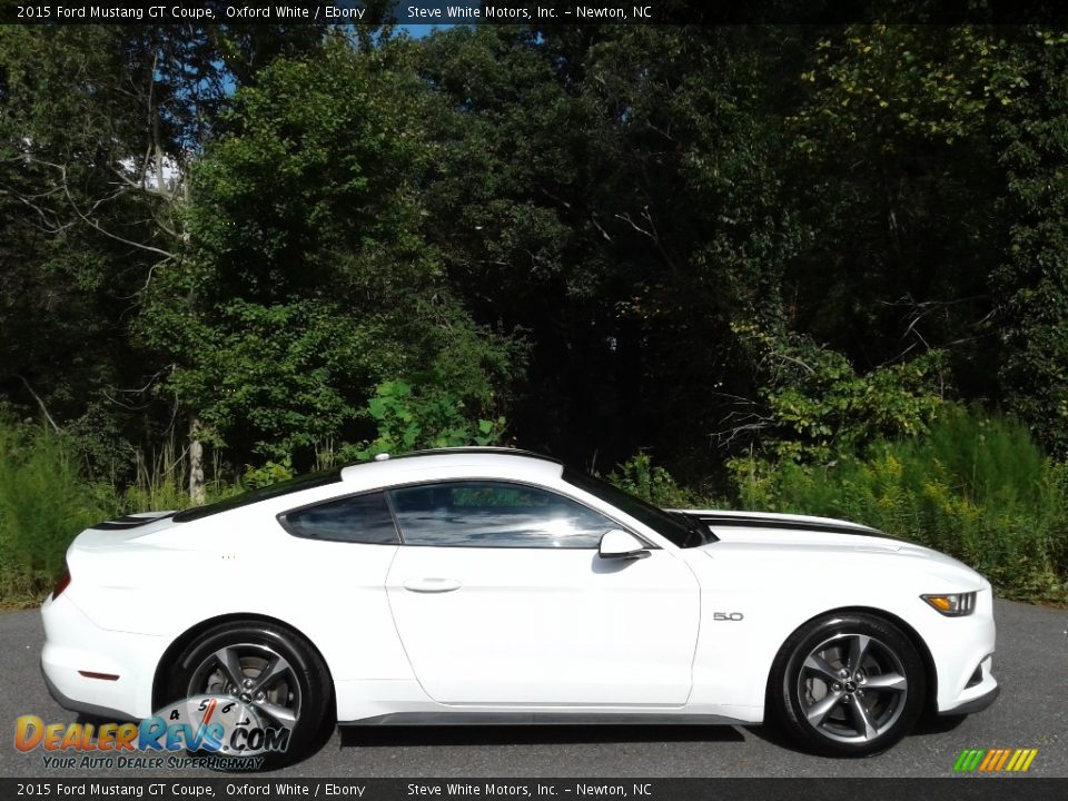 2015 Ford Mustang GT Coupe Oxford White / Ebony Photo #5