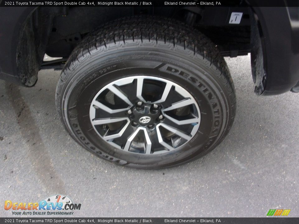 2021 Toyota Tacoma TRD Sport Double Cab 4x4 Midnight Black Metallic / Black Photo #14