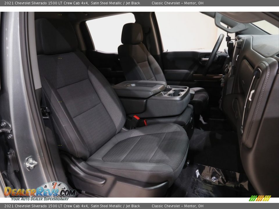 2021 Chevrolet Silverado 1500 LT Crew Cab 4x4 Satin Steel Metallic / Jet Black Photo #16