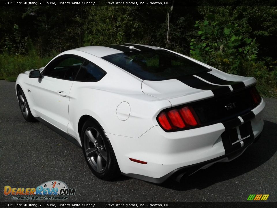 2015 Ford Mustang GT Coupe Oxford White / Ebony Photo #9
