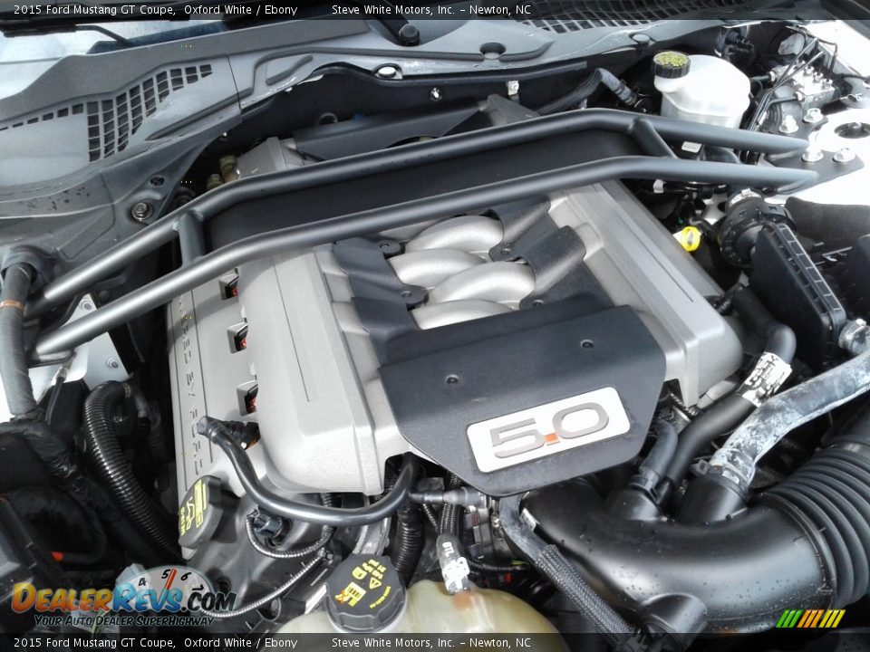 2015 Ford Mustang GT Coupe Oxford White / Ebony Photo #11