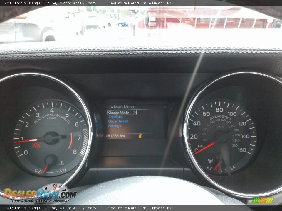 2015 Ford Mustang GT Coupe Oxford White / Ebony Photo #20