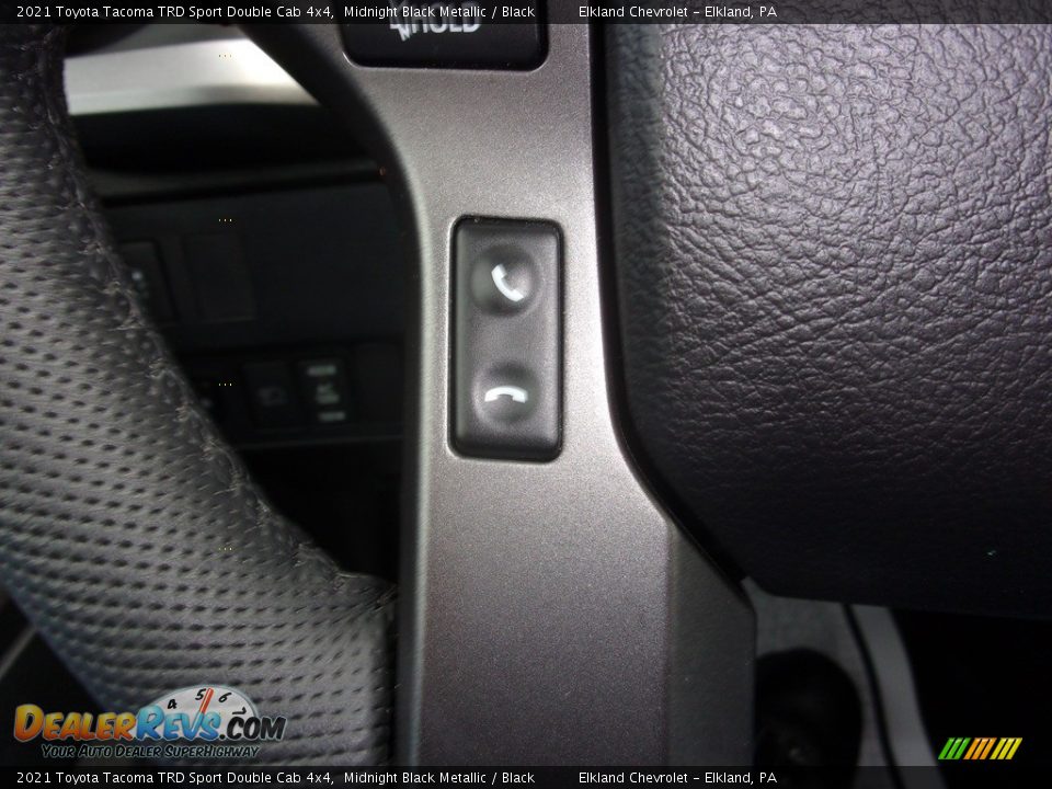2021 Toyota Tacoma TRD Sport Double Cab 4x4 Midnight Black Metallic / Black Photo #29