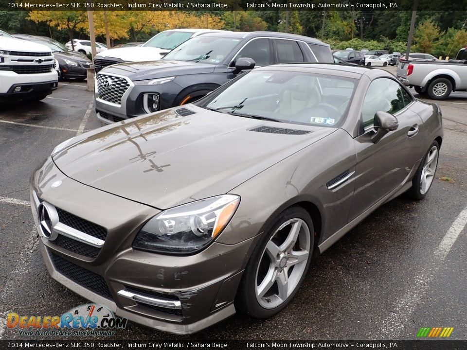 Front 3/4 View of 2014 Mercedes-Benz SLK 350 Roadster Photo #1