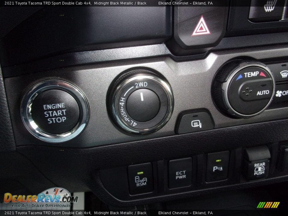 2021 Toyota Tacoma TRD Sport Double Cab 4x4 Midnight Black Metallic / Black Photo #34