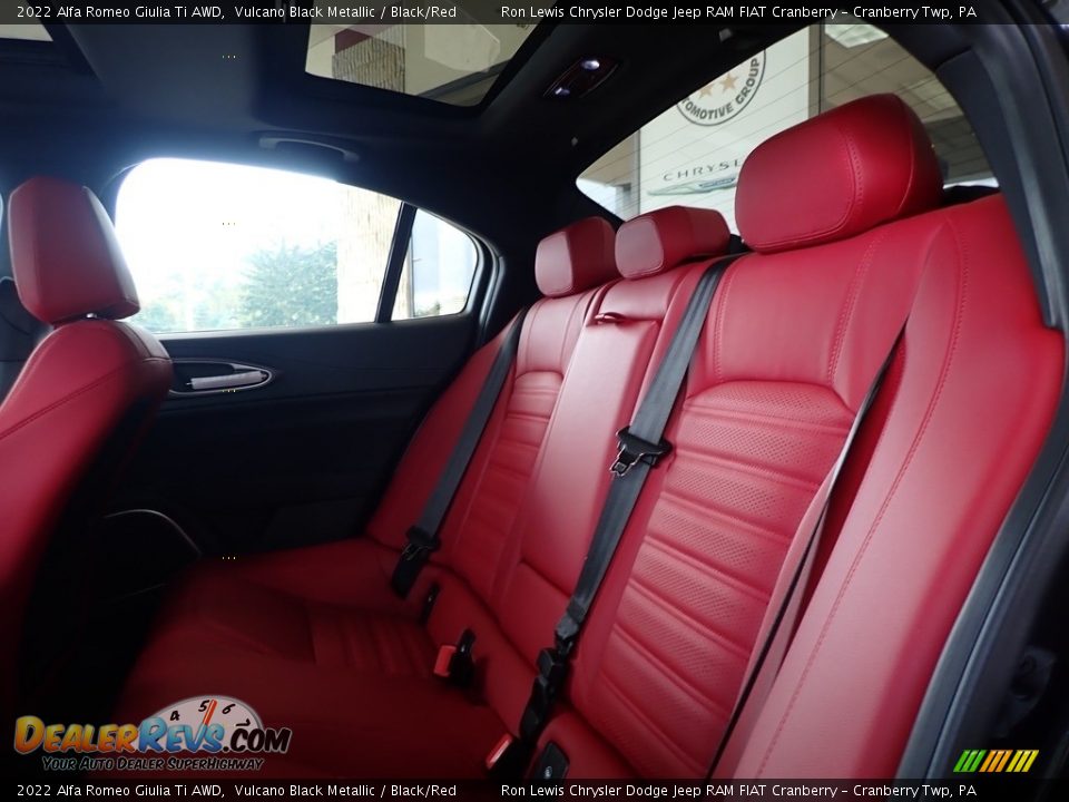 Rear Seat of 2022 Alfa Romeo Giulia Ti AWD Photo #13