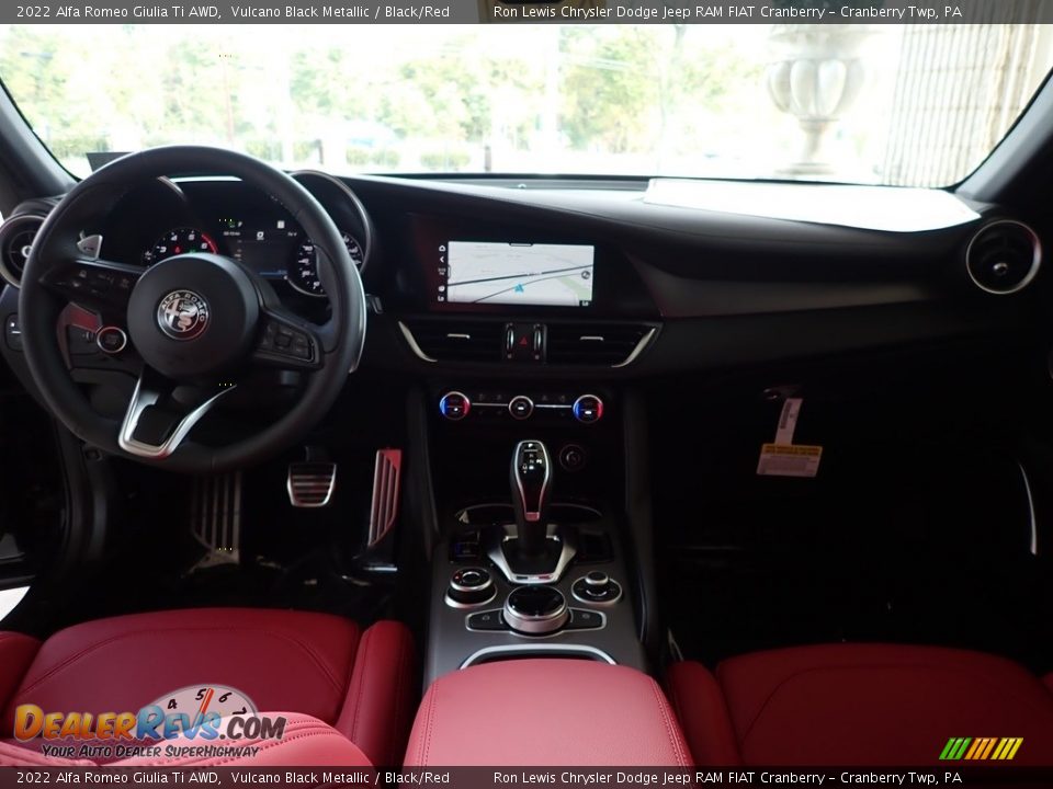 Dashboard of 2022 Alfa Romeo Giulia Ti AWD Photo #14