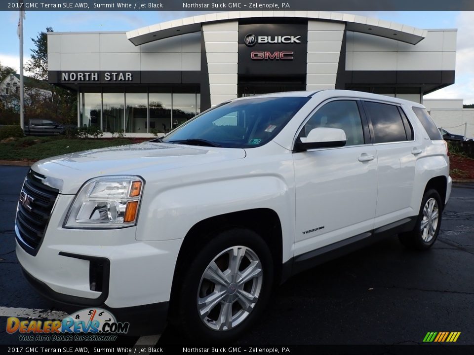 2017 GMC Terrain SLE AWD Summit White / Jet Black Photo #1