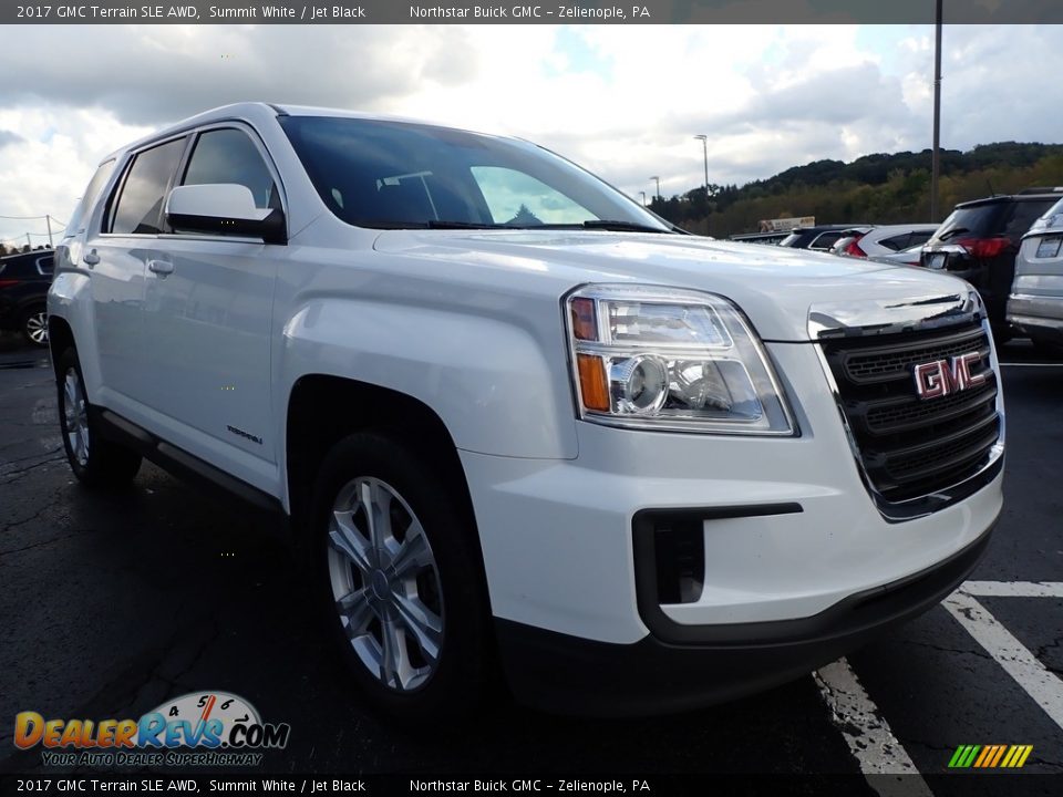 2017 GMC Terrain SLE AWD Summit White / Jet Black Photo #4