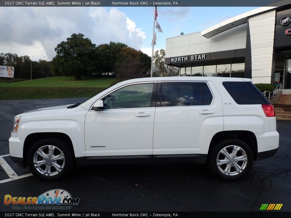 2017 GMC Terrain SLE AWD Summit White / Jet Black Photo #13