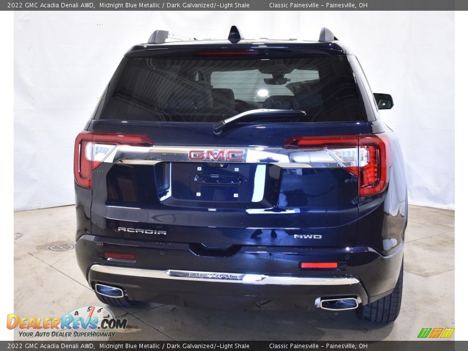 2022 GMC Acadia Denali AWD Midnight Blue Metallic / Dark Galvanized/­Light Shale Photo #3